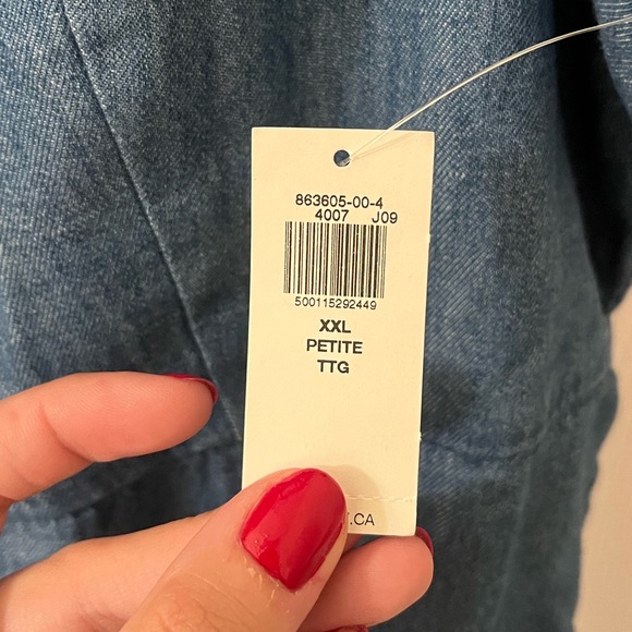 Old Navy Jean Dress size XXL Petite - Picture 5 of 5